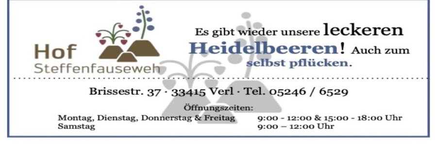 Anzeige von Hof Steffenfauseweh